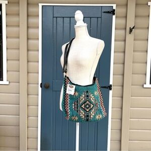 Gypsy Crossbody Bag from Saddle Blanket Co. Bohemian/southwest-style pattern